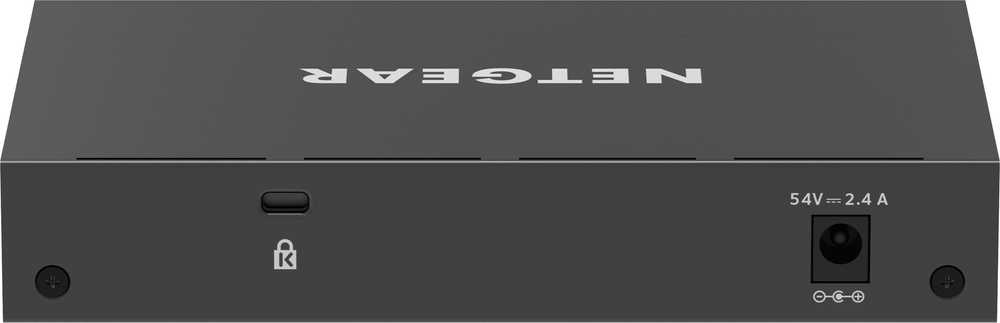 NETGEAR 8 prievadų Gigabit Ethernet didelės galios PoE+ Plus komutatorius (GS308EPP) valdomas L2/L3 Gigabit Ethernet (10/100/1000) Power over Ethernet (PoE) juodas