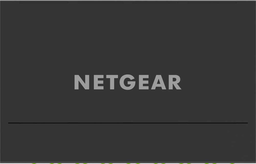 NETGEAR 8 prievadų Gigabit Ethernet didelės galios PoE+ Plus komutatorius (GS308EPP) valdomas L2/L3 Gigabit Ethernet (10/100/1000) Power over Ethernet (PoE) juodas