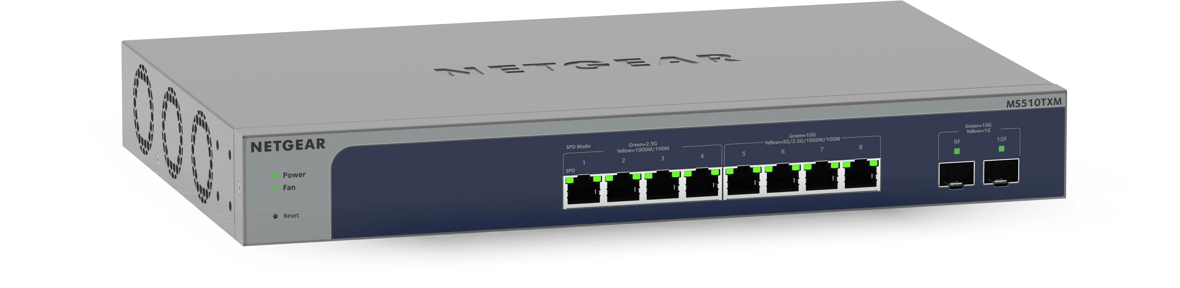 Šakotuvas „Netgear“ jungiklis MS510TXUP (MS510TXUP-100EUS) (MS510TXUP100EUS)