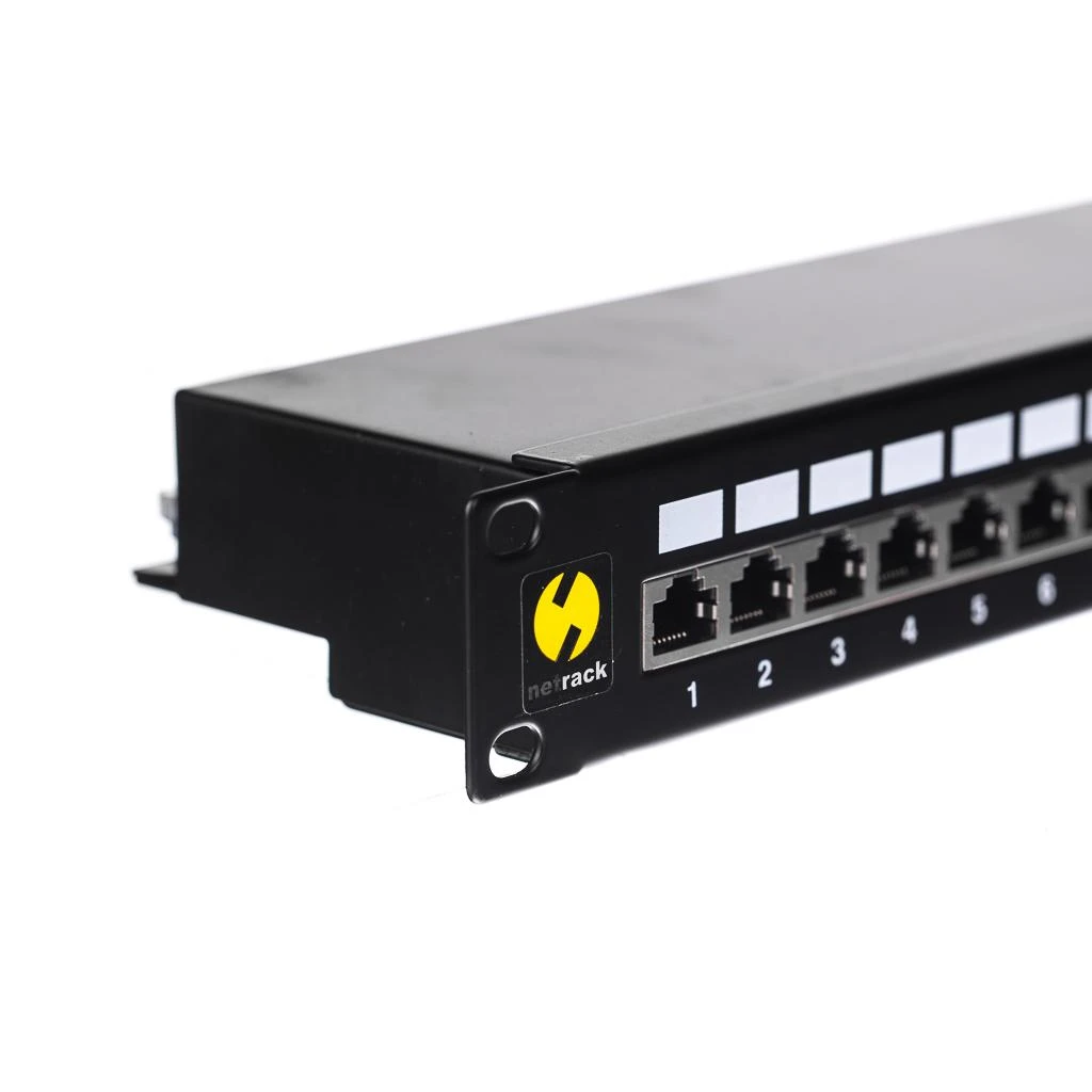 NETRACK PATCH PANEL 19'' 24 PORTŲ KAT. 5E FTP, WIT