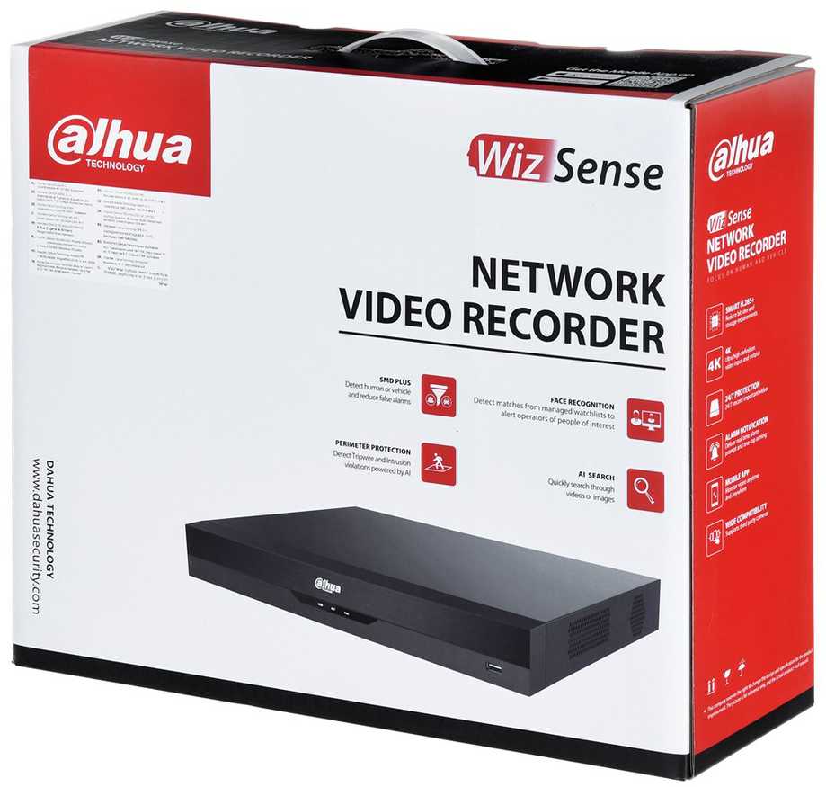 IP REGISTRATORIUS NVR4208-EI 8 KANALŲ WizSense DAHUA