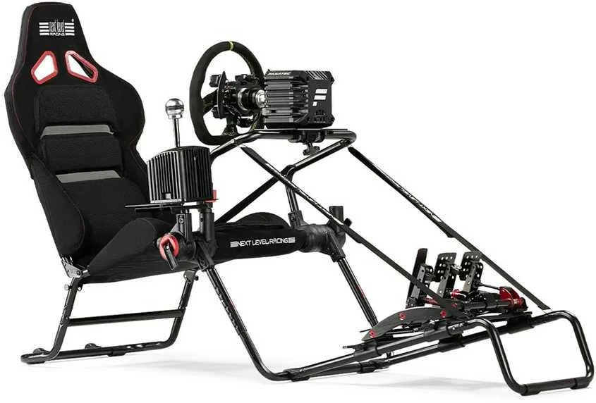 Next Level Racing GT LITE PRO sulankstoma lenktynių vairuotojo kabina