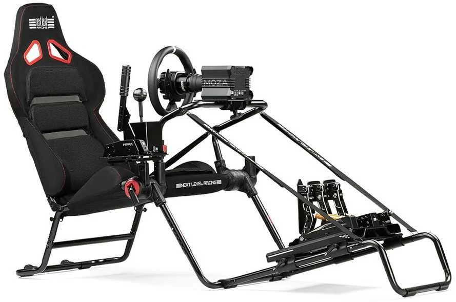 Next Level Racing GT LITE PRO sulankstoma lenktynių vairuotojo kabina