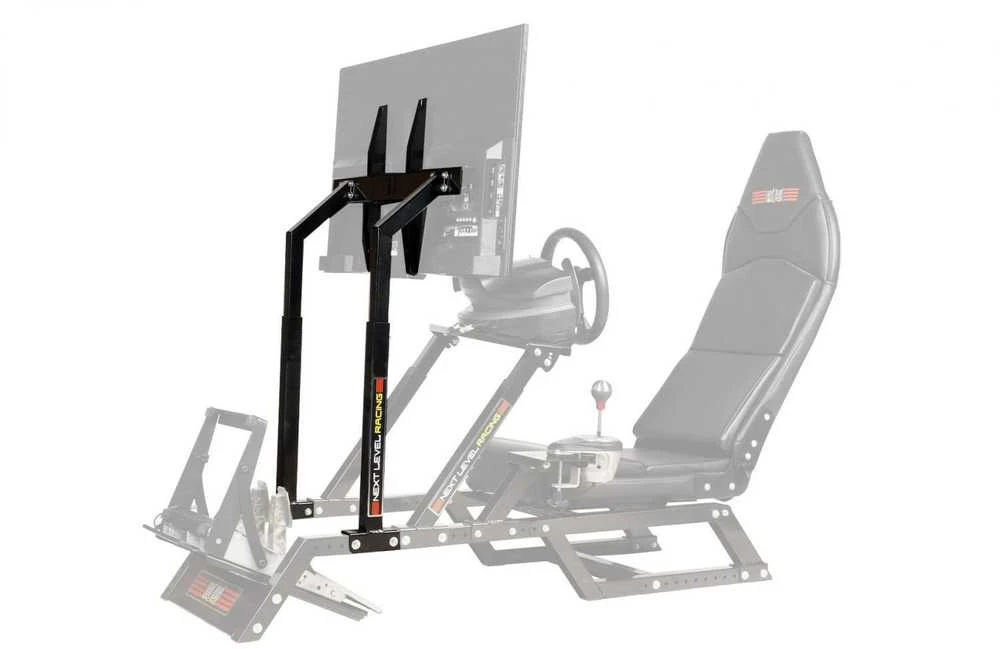 Laikiklis „Next Level Racing F-GT Monitorius“ stovas | Tvirtinimo komponentai | Aukštis, pakreipimas | 27–65 " | Maksimalus svoris (talpa) 60 kg