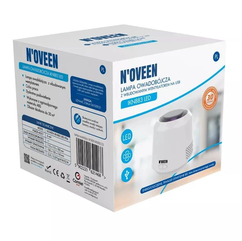 Noveen IKN883 LED insekticido pakuotė