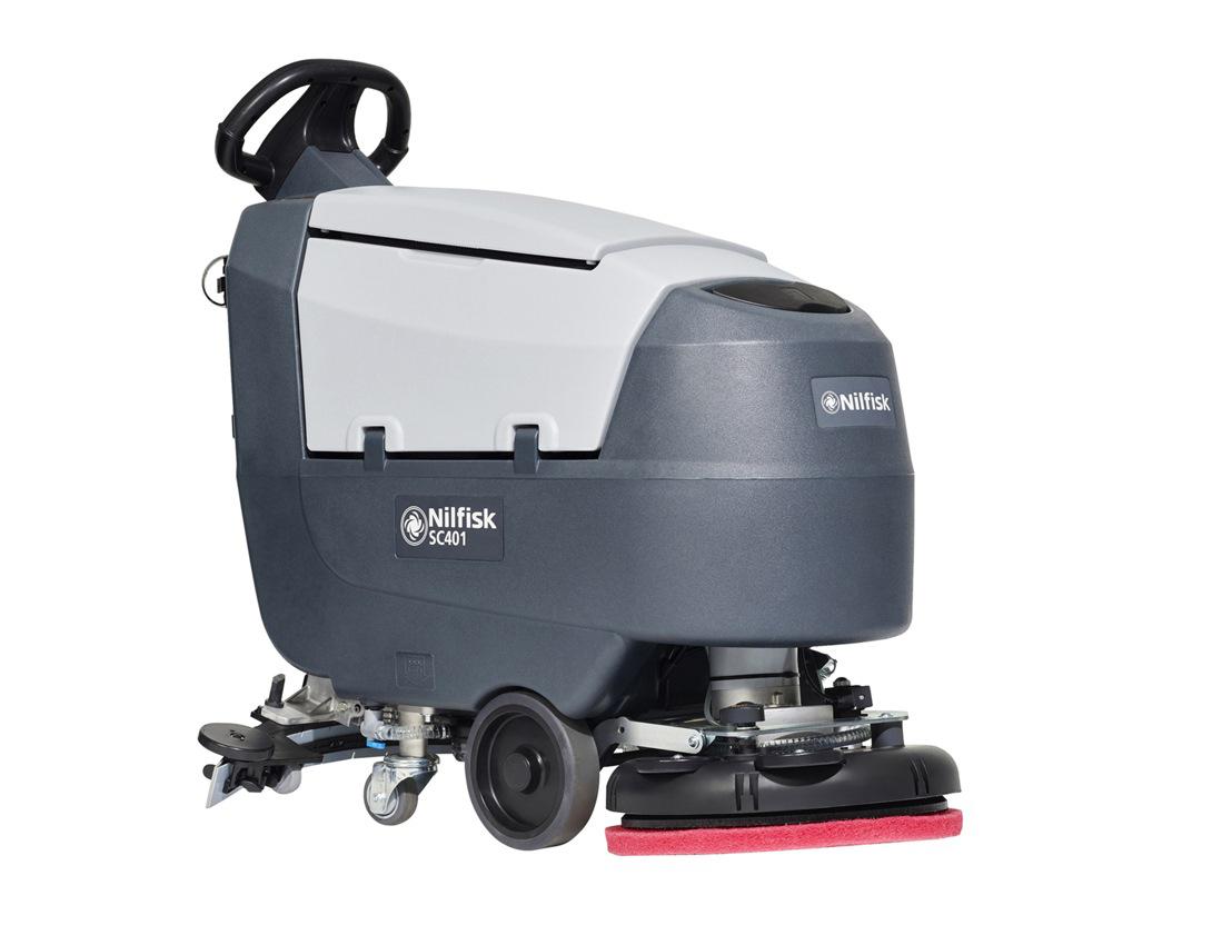 Grindų plovimo mašina NILFISK SCRUBBER SC401 43 B, modelis