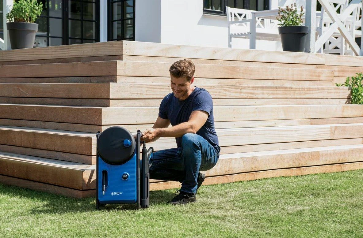 Nilfisk Core 150-10 PowerControl EU aukšto slėgio plovimo įrenginys Upright Elektrinis 468 l/h 2000 W Mėlyna