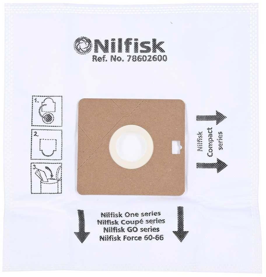 Nilfisk DUST BAG SYNTH ONE,GO AND COUPE