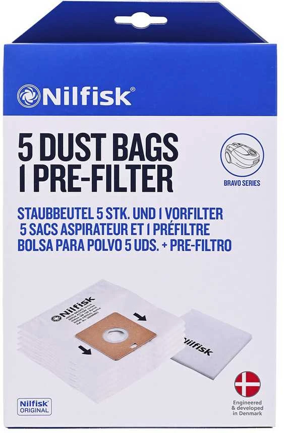 NILFISK 30050002 Dulkių siurblio maišeliai ACTION BRAVO
