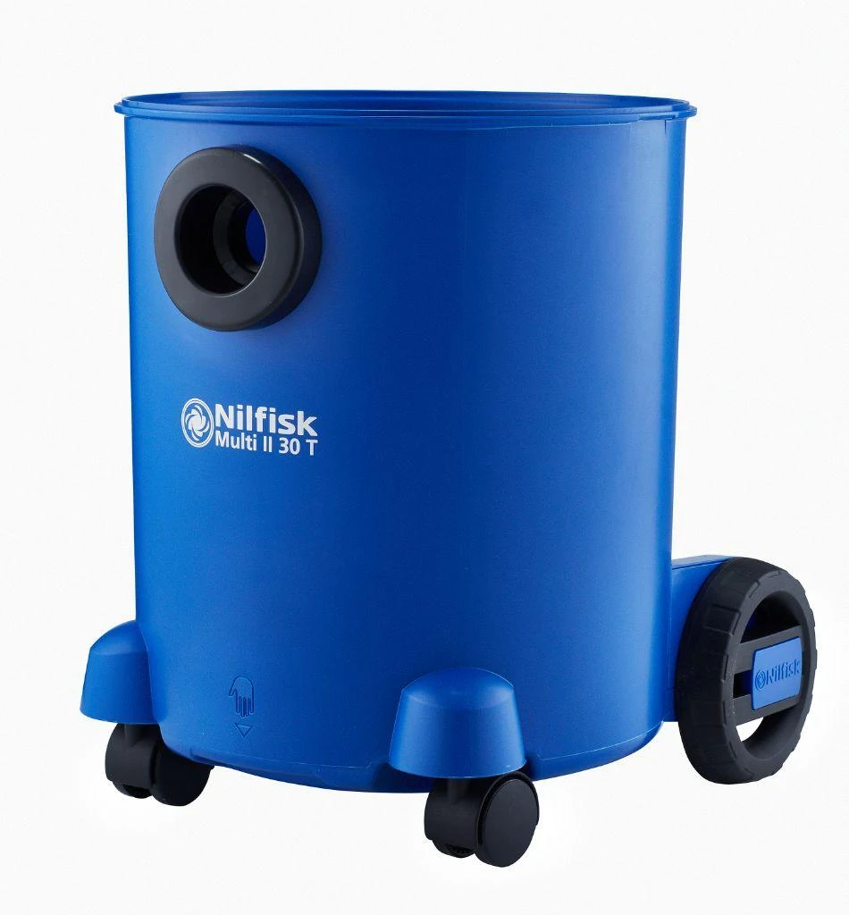 Dulkių Siurblys - Nilfisk Multi II 30 T, Juodas, Mėlynas, 30 L, 1400 W
