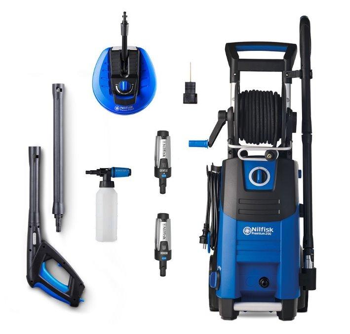 Nilfisk PREMIUM 200-15 EU - GARDEN Slėginė plovimo mašina Straight Elektrinė 650 l/h Mėlyna, Juodas