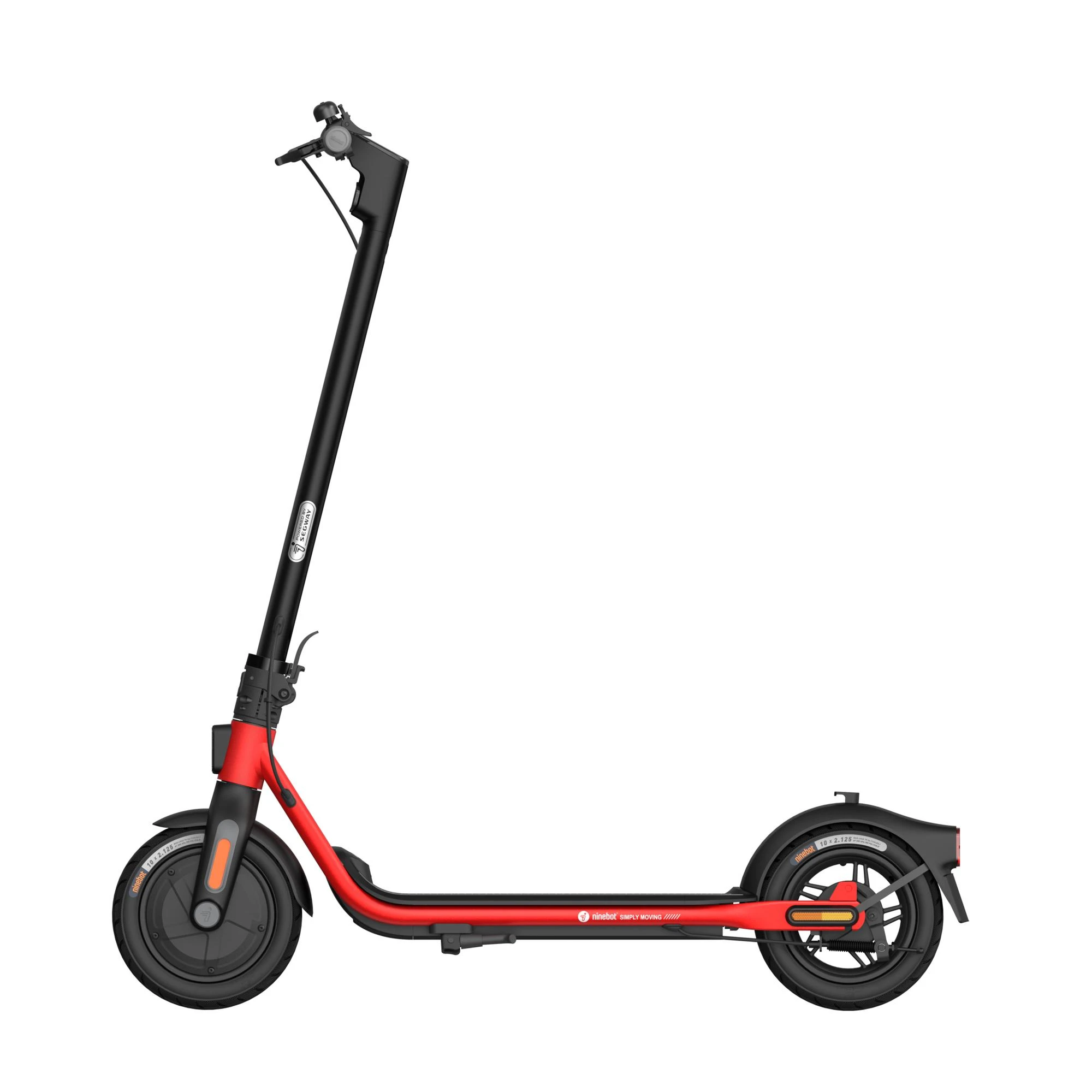 Segway Ninebot eKickscooter D18E, Juodas/Raudona