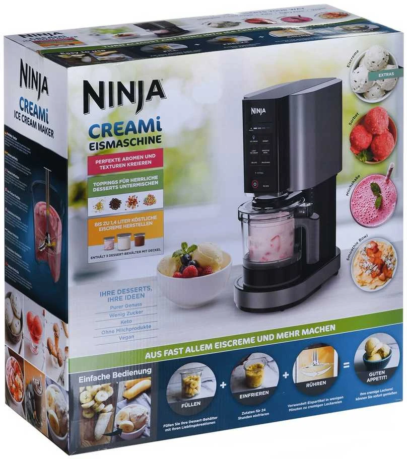 Ninja Kitchen Ledų gaminimo aparatas NC300EU, Sidabro spalvos