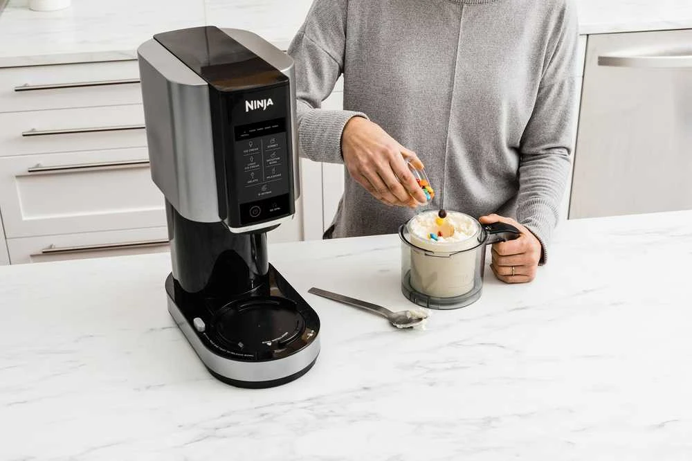 Ninja Kitchen Ledų gaminimo aparatas NC300EU, Sidabro spalvos