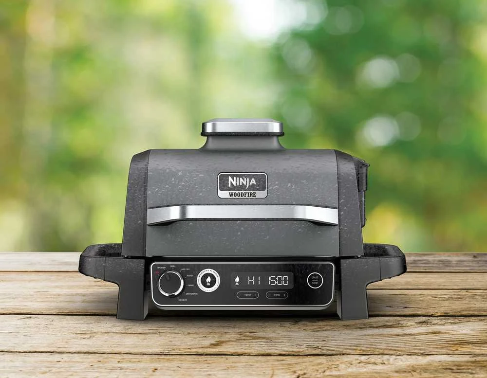 Ninja Kitchen Woodfire™ Lauko grilis/kepsninė aprašymas - Prekės nuotrauka