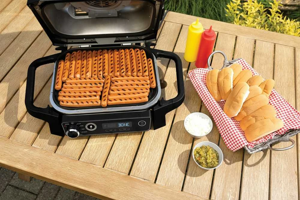Ninja Kitchen Woodfire™ Lauko grilis/kepsninė