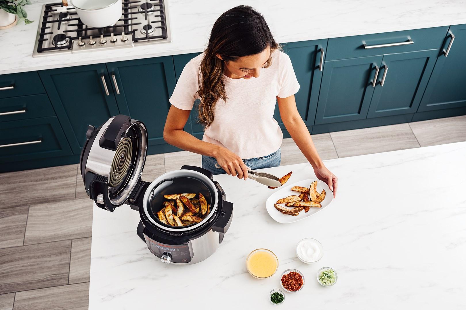 Ninja Kitchen Foodi 14-in-1 SmartLid Daugiafunkcinis puodas 7,5 l OL750EU aprašymas - Prekės nuotrauka
