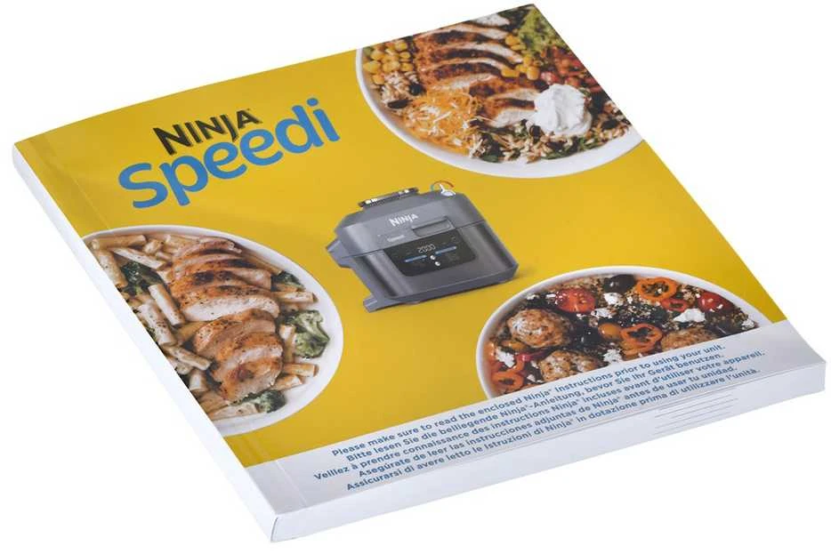 Daugiafunkcinie gruzdintuvė Ninja Speedi ON400EU, 5,7 L, 1760 W, Pilkos spalvos