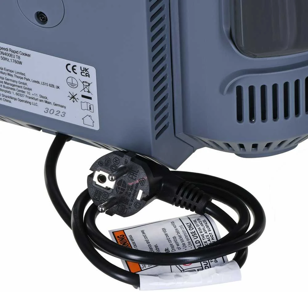 Daugiafunkcinie gruzdintuvė Ninja Speedi ON400EU, 5,7 L, 1760 W, Pilkos spalvos
