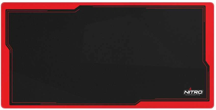 Nitro Concepts DM12 pelės kilimėlis (juoda/raudona) | 1200x600x3mm