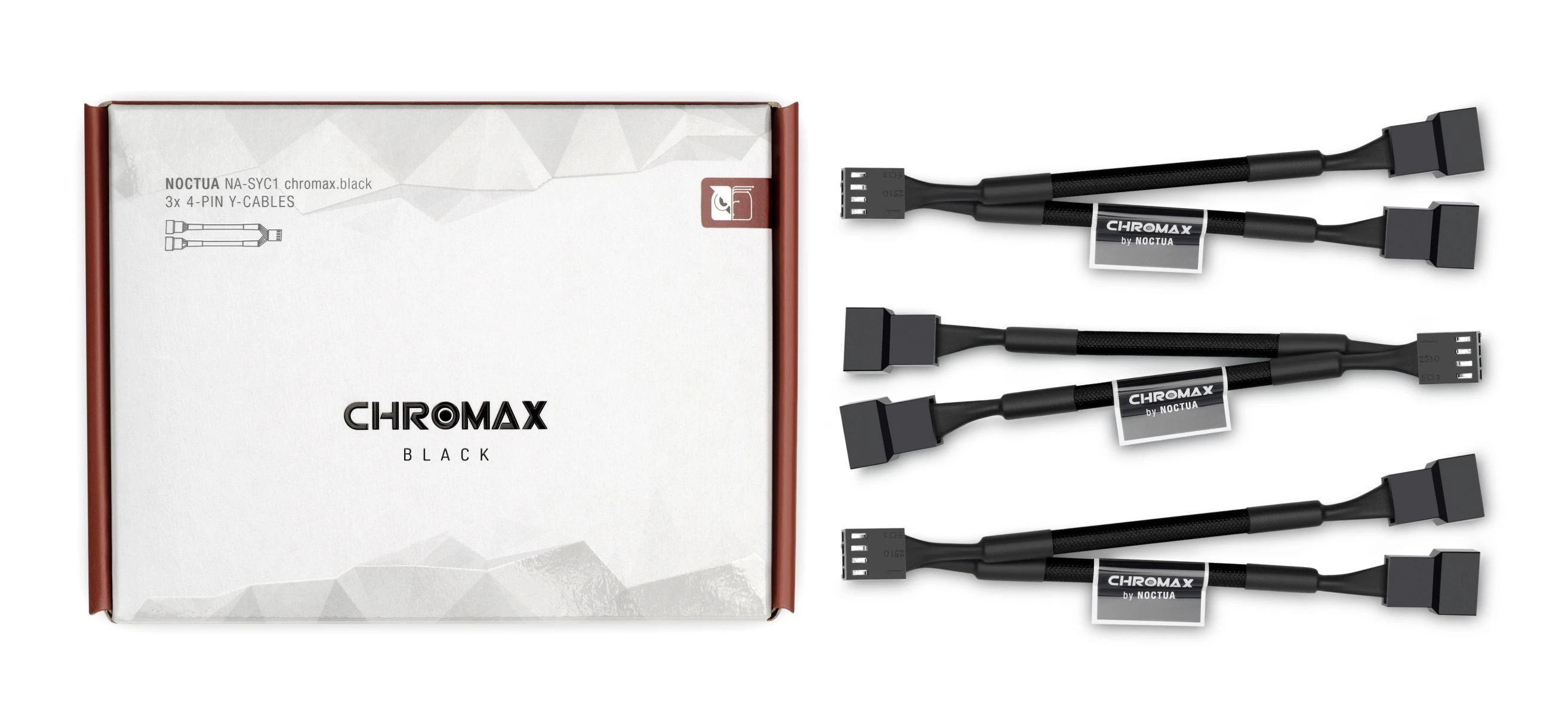 Noctua NA-SYC1 4-PIN PWM hardware cooling accessory Juodas