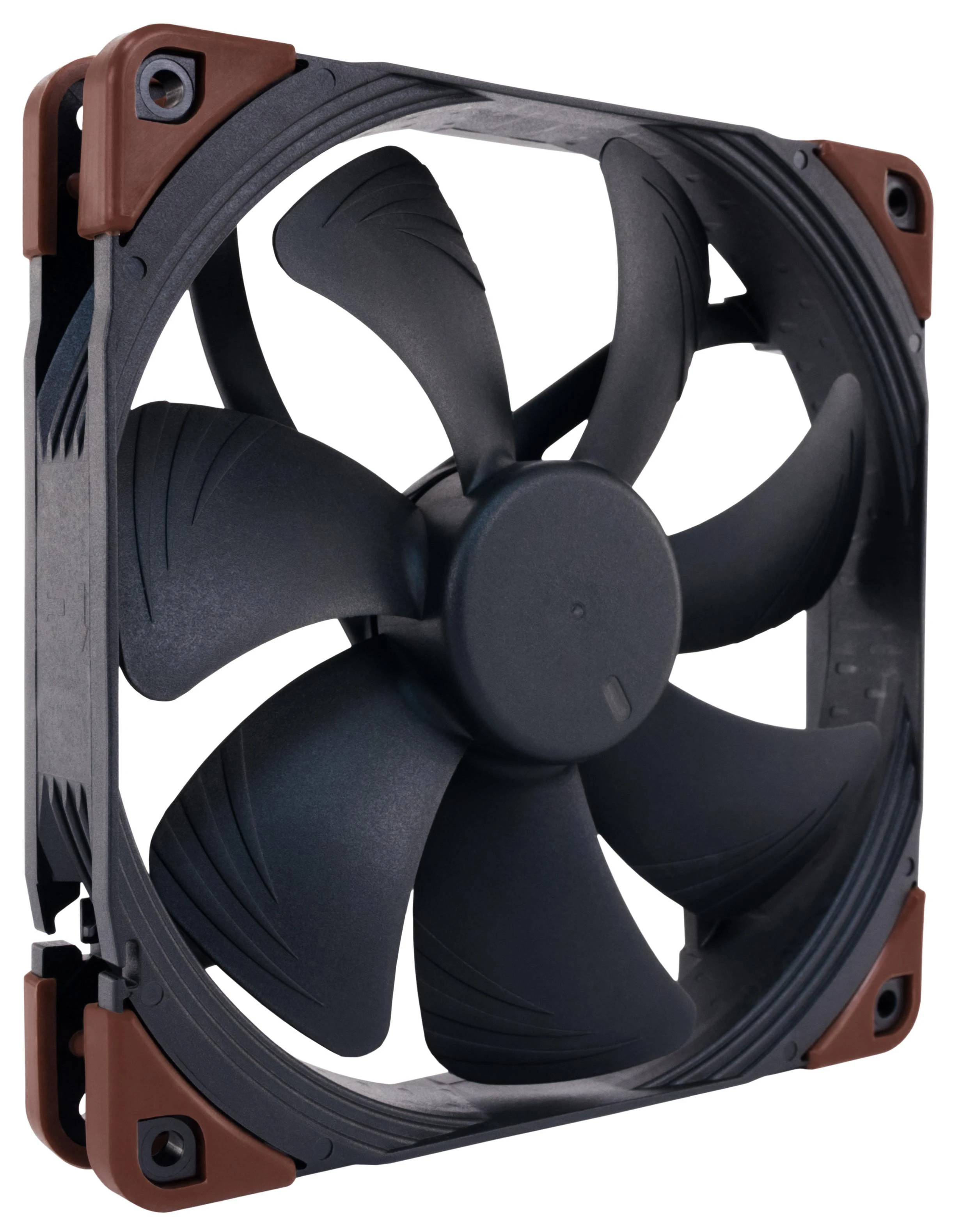 Noctua 14 cm ventiliatorius su rudais kampeliais