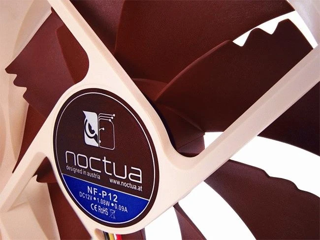 Noctua NF-P12 kompiuterio aušinimo komponentas Kompiuterio dėklas