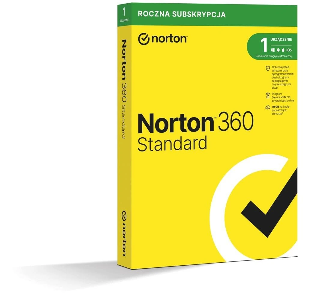 Symantec Kibernetinio Saugumo Programinė Įranga - Norton 360 Standartinė 1 Metai.