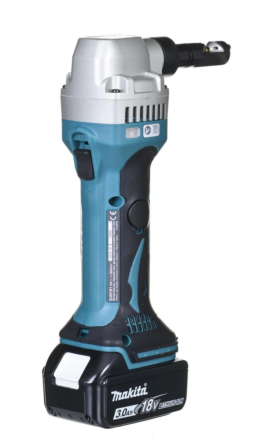 Skardos žirklės Makita DJN161RFJ; 18 V; 2x3,0 Ah akum.