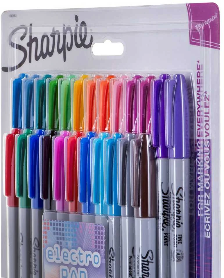 Markerių rinkinys Sharpie Fine Electro Pop 24 spalvos - 1940862
