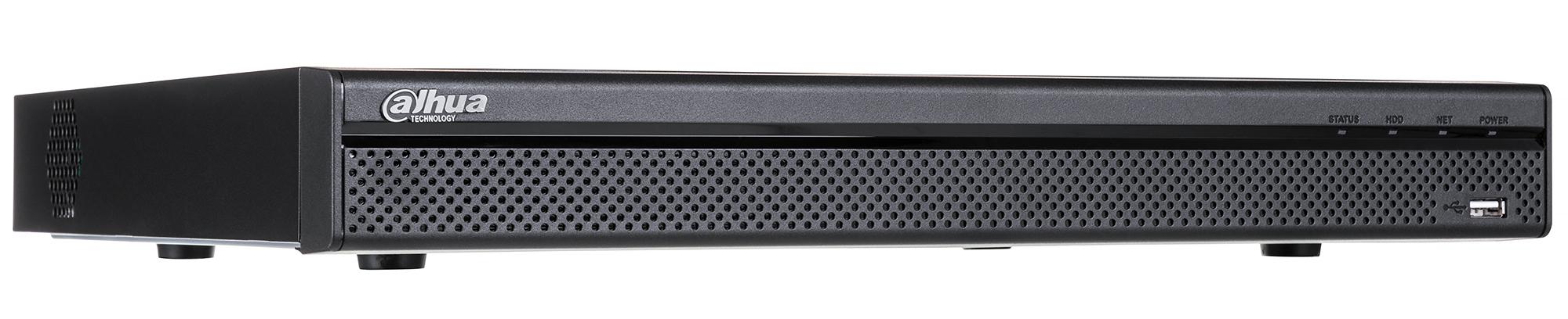 Dahua IP įrašymo įrenginys 8kam. 4K 8MP, 2HDD, IVS, H.265, 8 PoE sąsajos, 200Mbps