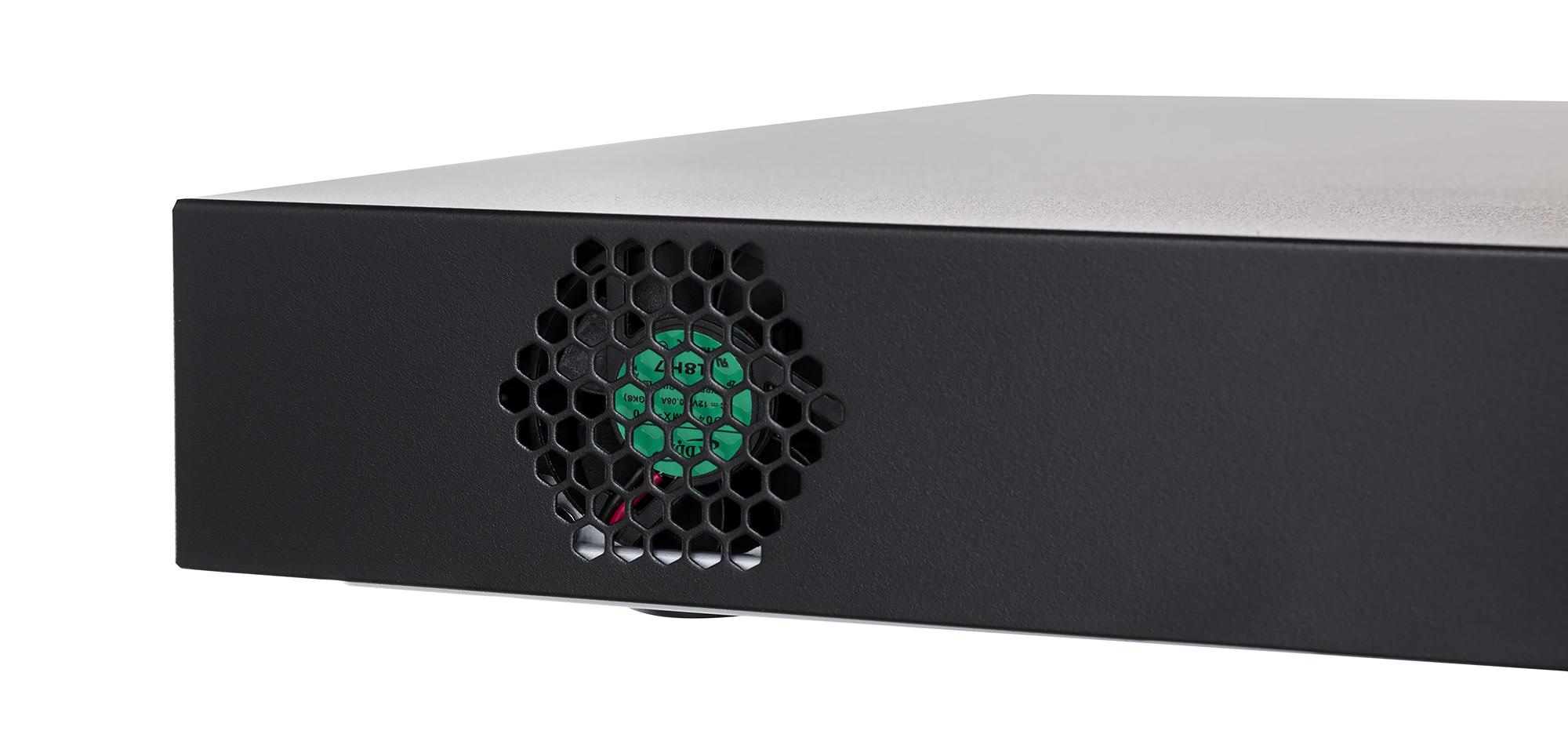 Dahua IP įrašymo įrenginys 8kam. 4K 8MP, 2HDD, IVS, H.265, 8 PoE sąsajos, 200Mbps