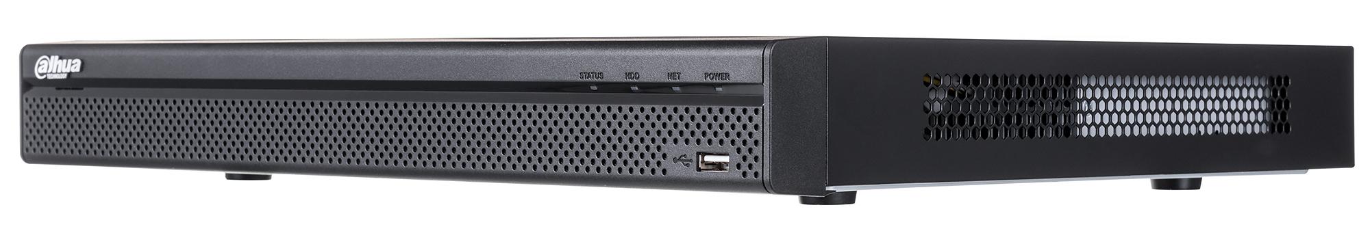 Dahua IP įrašymo įrenginys 8kam. 4K 8MP, 2HDD, IVS, H.265, 8 PoE sąsajos, 200Mbps