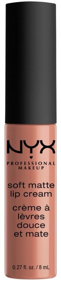 NYX Matiniai lūpų dažai Soft Matte Lip Cream, 8 ml, spalva - Abu Dhabi