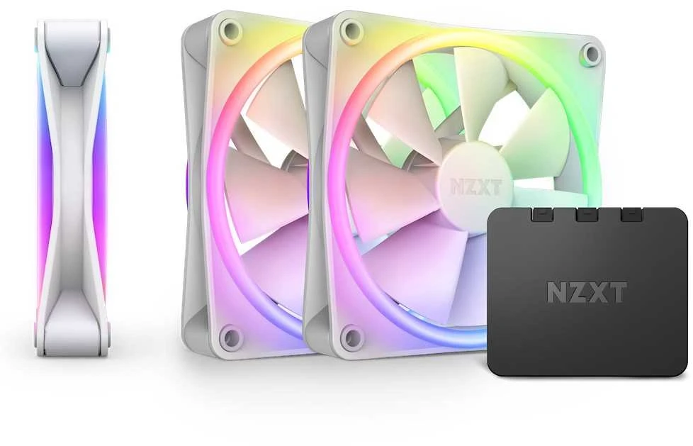 Korpusų Ventiliatorius - NZXT F-Series 120mm RGB 500 RPM 28-32 dB Triple Baltas