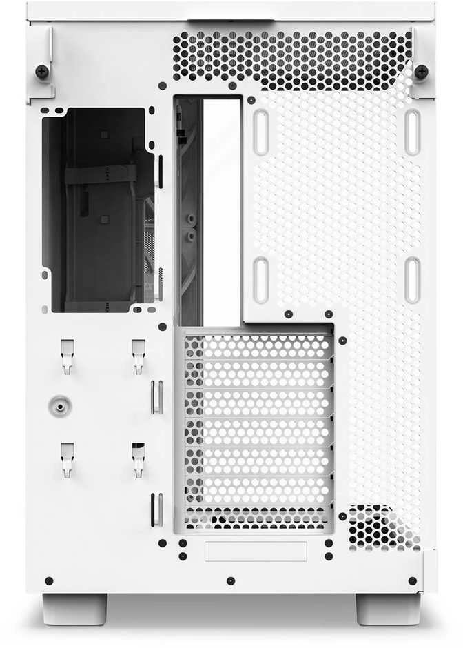 NZXT H6 Flow midi bokšto baltas kompiuterio korpusas