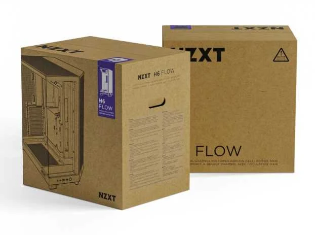 NZXT H6 Flow midi bokšto korpusas, juodas