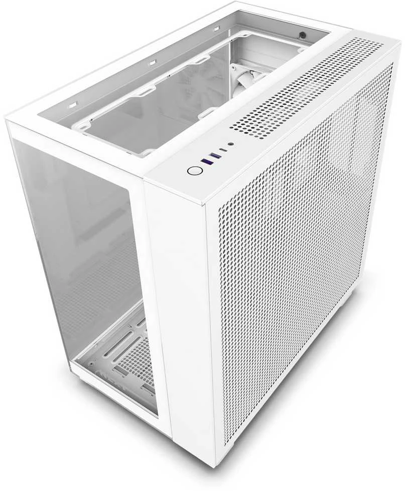 NZXT PC dėklas H9 Elite Midi bokštinis langas baltas