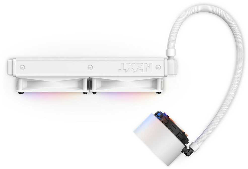 NZXT CPU vandens aušinimas Kraken Elite 240 RGB LCD Baltas