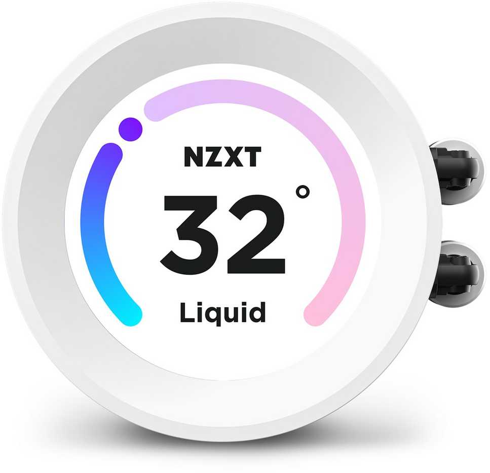 NZXT CPU vandens aušinimas Kraken Elite 240 RGB LCD Baltas