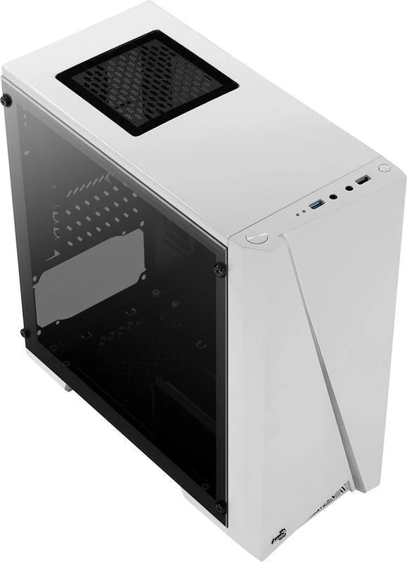 AEROCOOL AEROPGSCYLONMINI-WH PC dėklas Micro-ATX Aerocool CYLON MINI RGB Baltas - USB3.0
