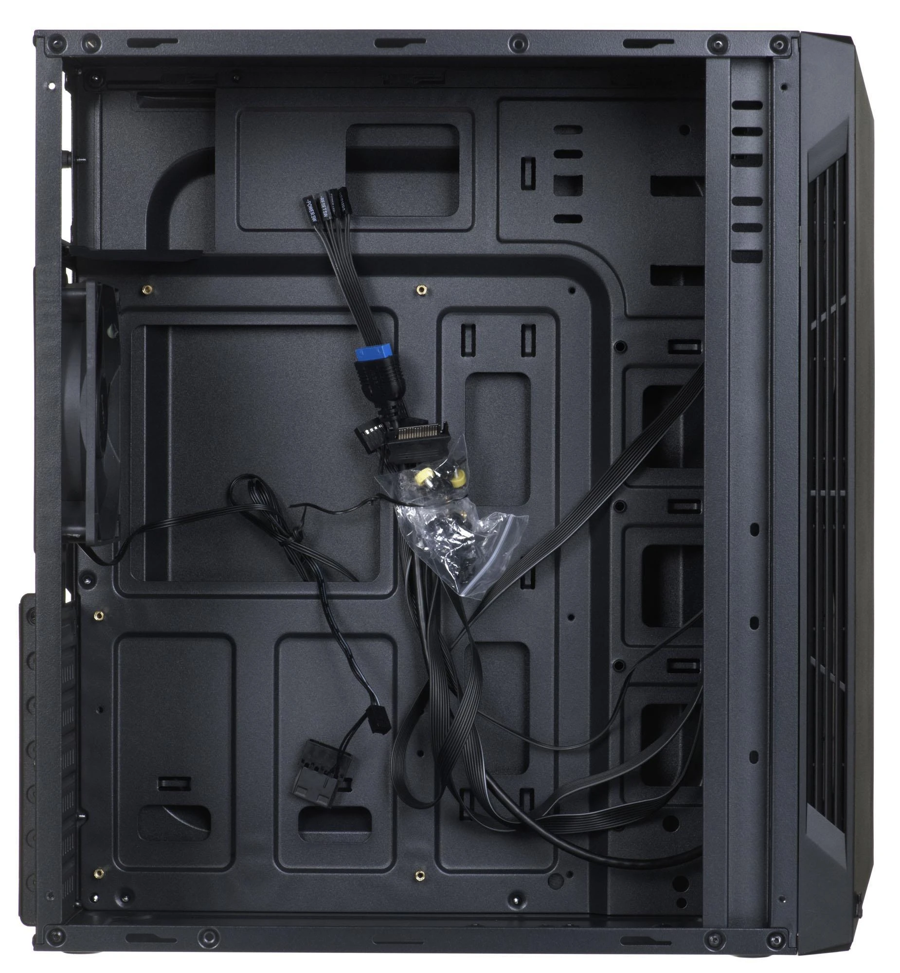 AEROCOOL AEROPGSSPLIT-A-BKRGB kompiuterio dėklas ATX Aerocool SPLIT RGB USB 3.0 - RGB STRIP 1x120mm VENTILIATORIUS