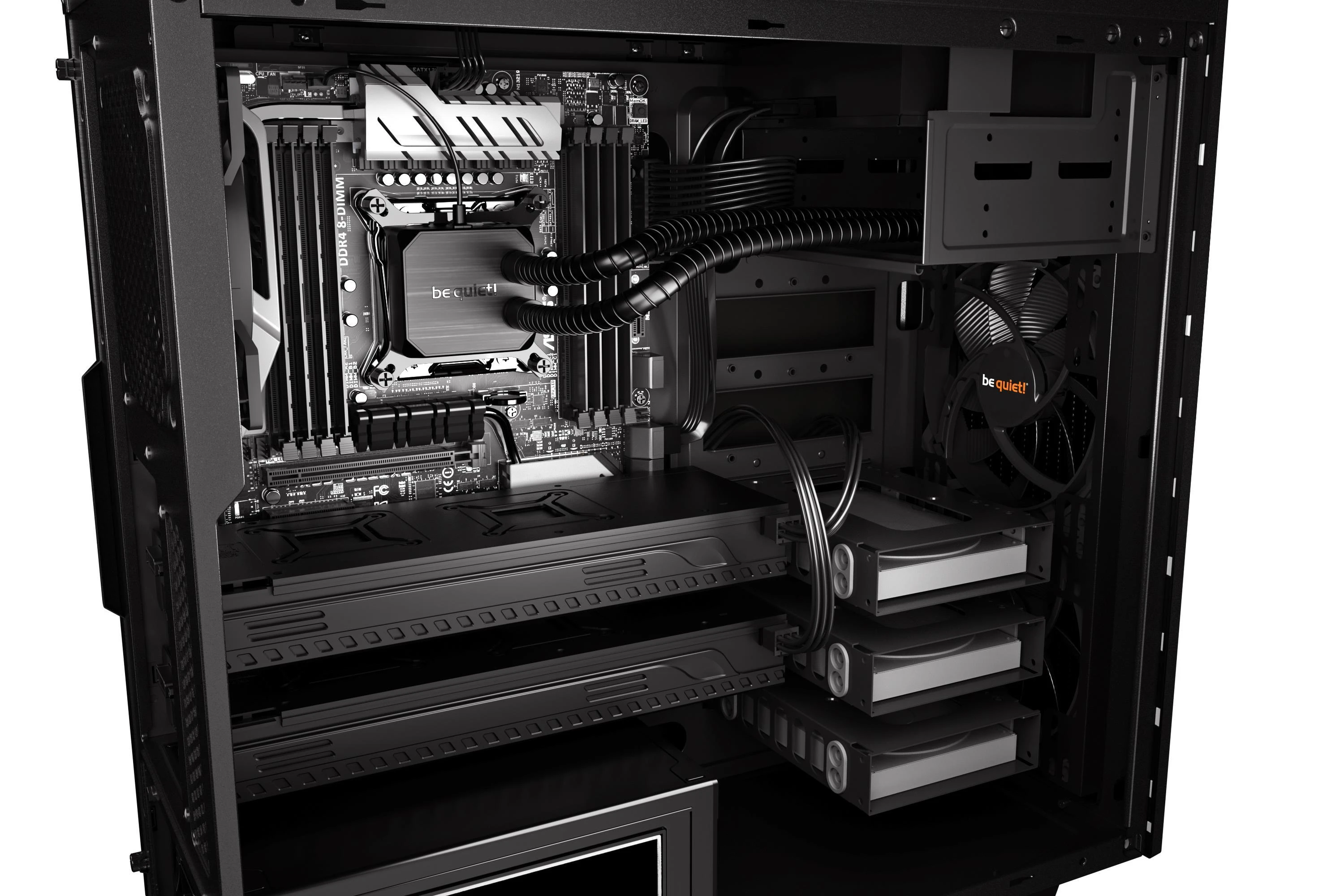 BE QUIET PURE BASE 600 Sidabrinis Midi Tower