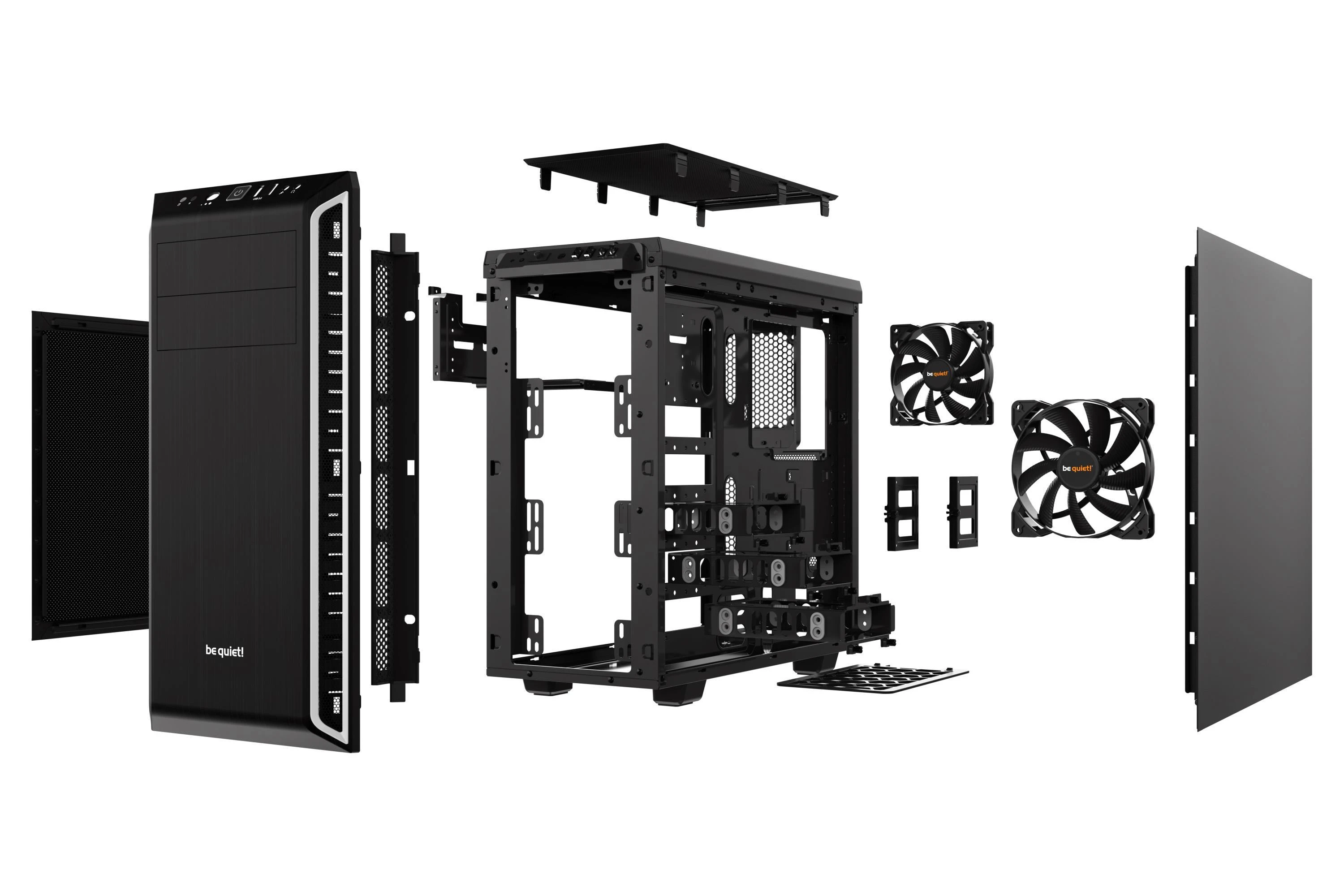BE QUIET PURE BASE 600 Sidabrinis Midi Tower