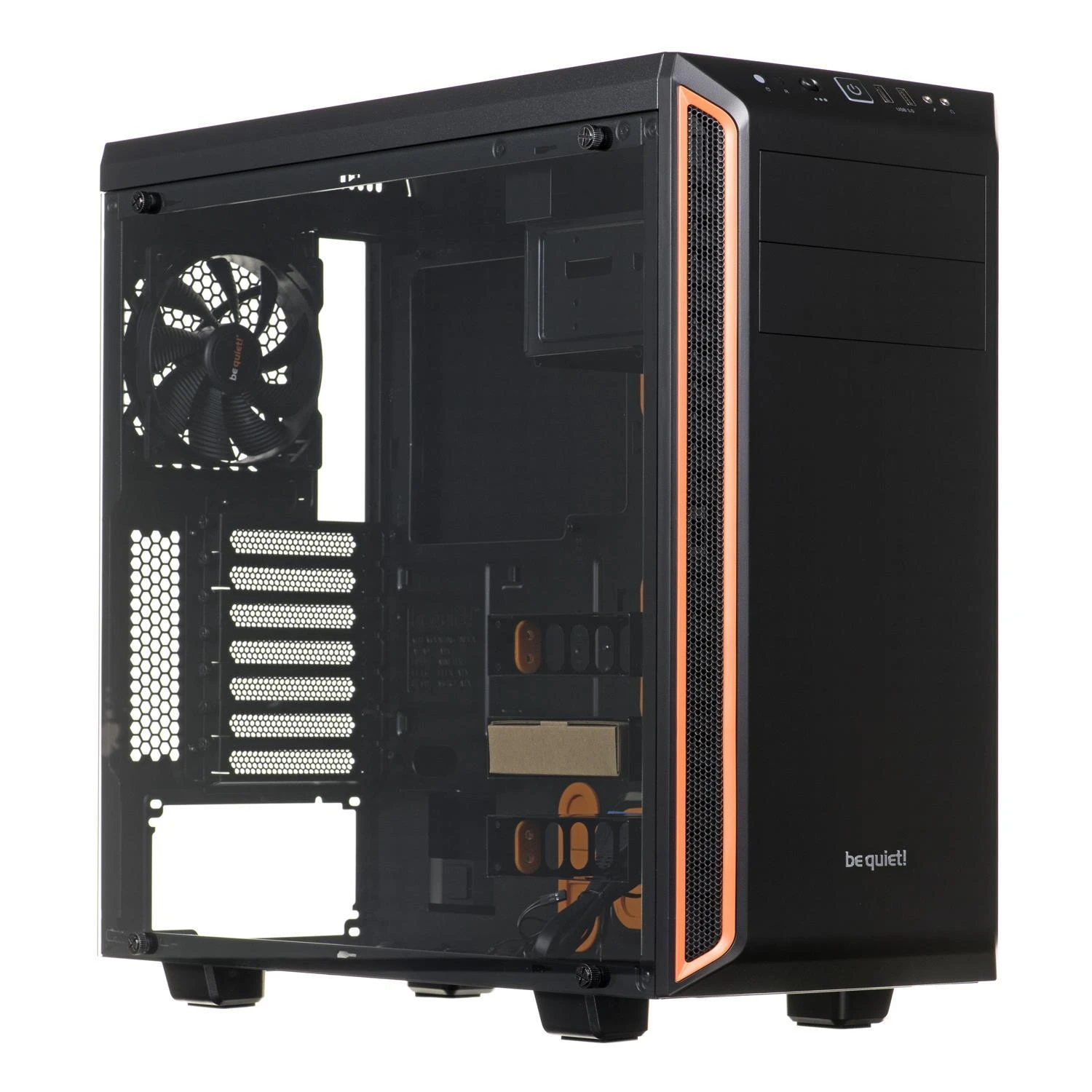 Kompiuterio korpusas Be Quiet Pure Base 600, Tempered Glass (BGW20)