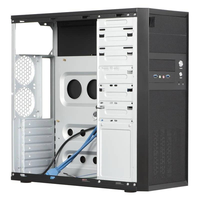 CHIEFTEC IARENA CQ-01B tinklelio ATX MidiTower be maitinimo šaltinio USB3.0 Judas
