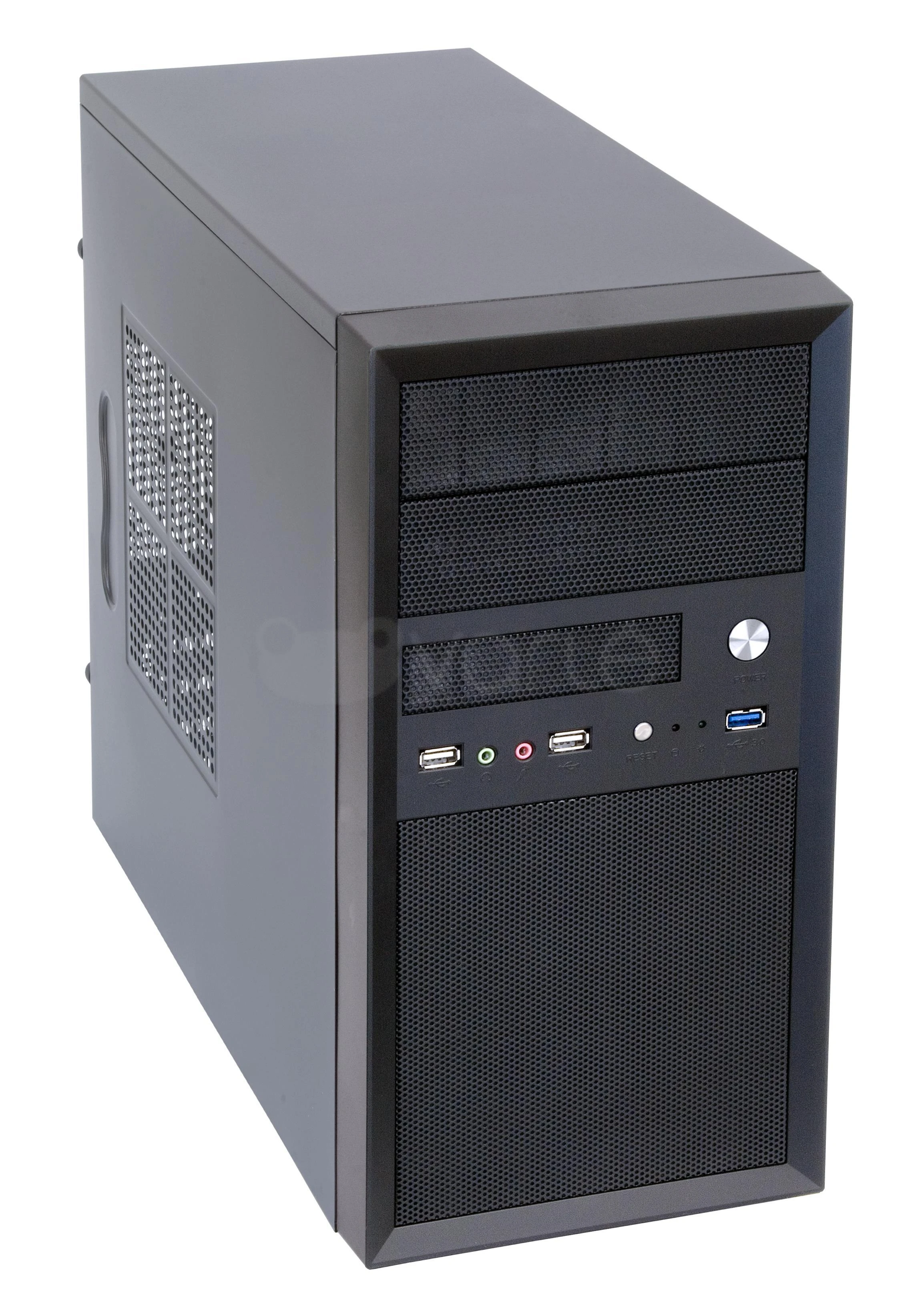 Housing Chieftec Mesh CT-01B-350GPB (Micro ATX, juodos spalvos)