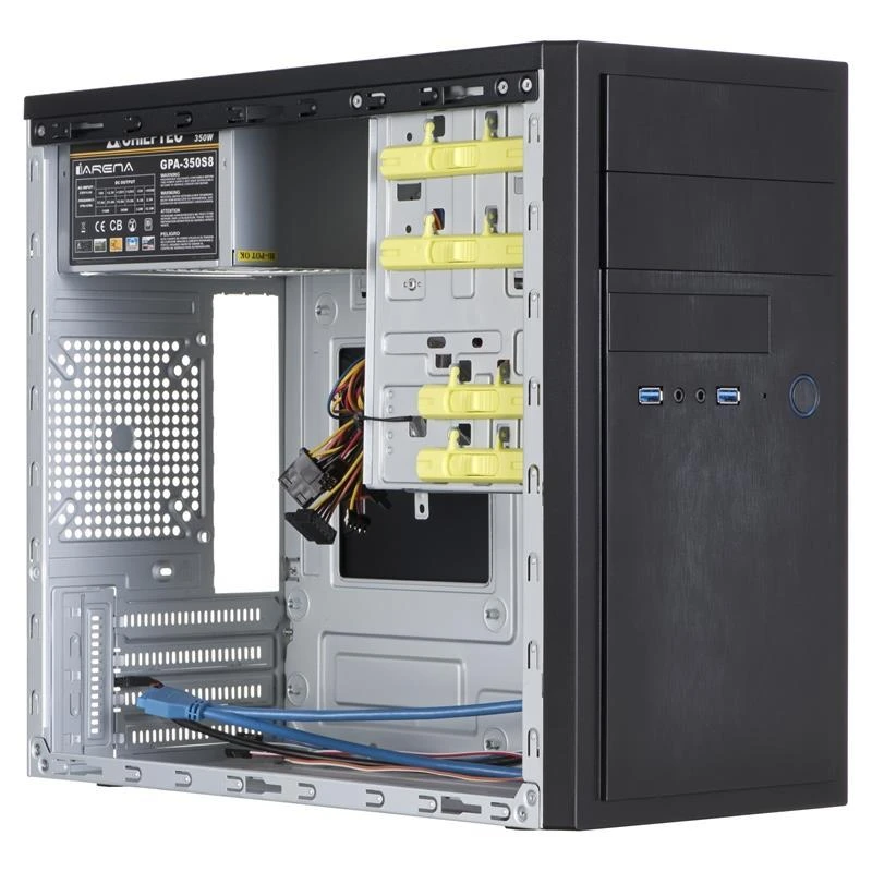 OBUDOWA CHIEFTEC HT-01B-350GPB (350W) USB3.0 Juoda