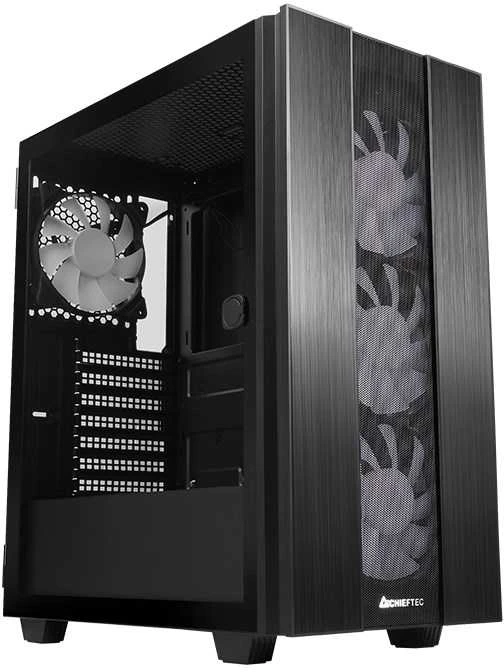 CHIEFTEC Hunter 2 gaming chassis ATX Juodas