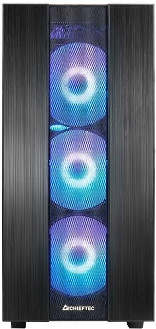 CHIEFTEC Hunter 2 gaming chassis ATX Juodas
